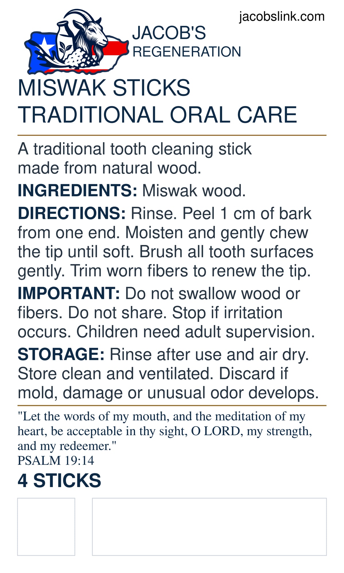 Miswak Sticks
