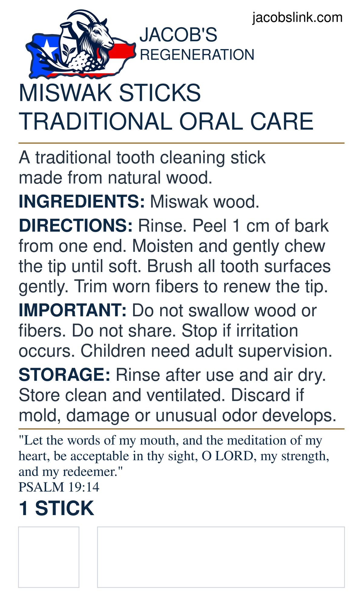 Miswak Sticks
