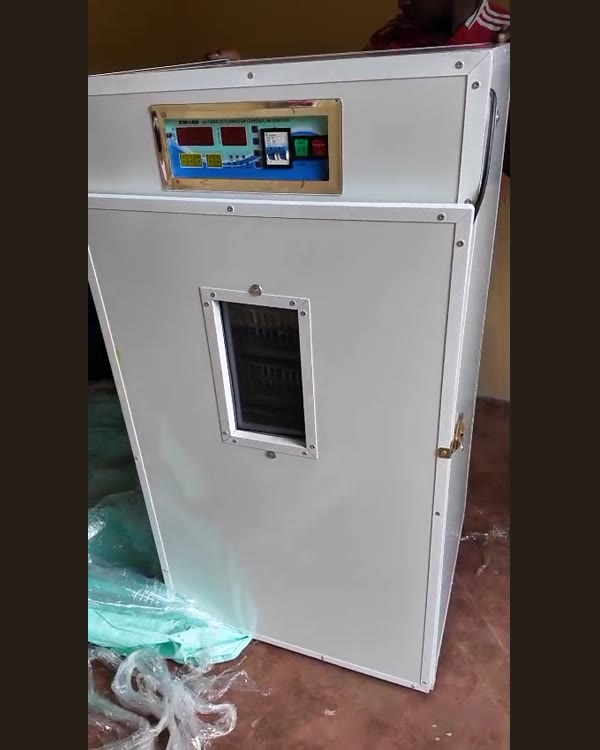 Unpacked and powered — Hatching equipment